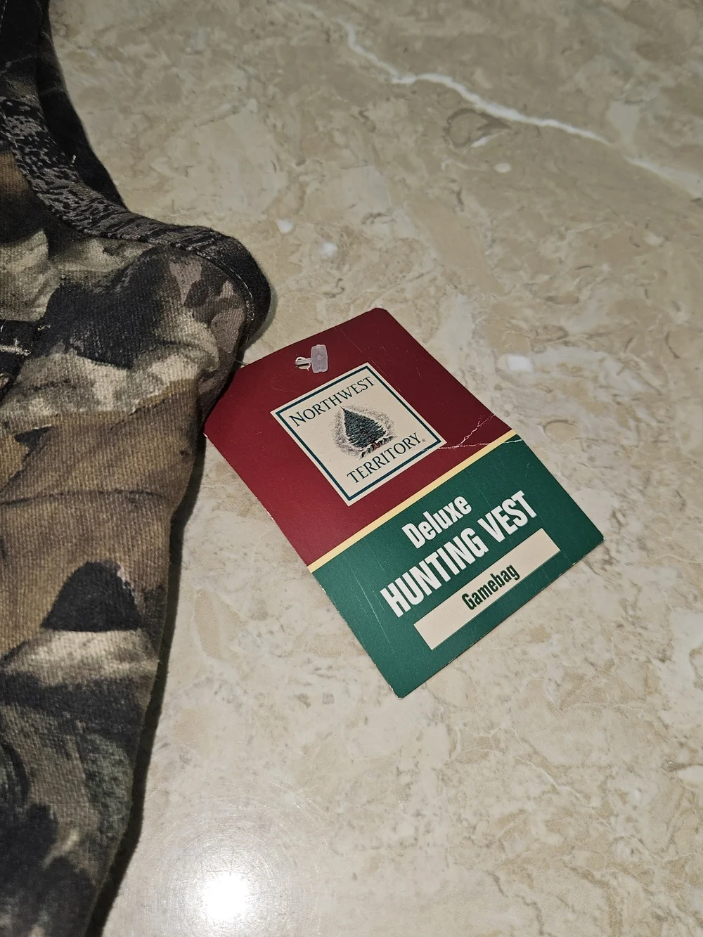 Northwest Territory Green and Brown Camo Hunting Vest